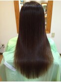 天使の輪、毛先の方までツヤ感がでました