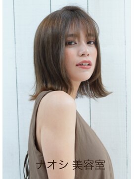 ナオシ トレス 富雄店(nao*c tres) 【奈良/富雄nao*c】くびれシルエット☆小顔前下がり外ハネボブ