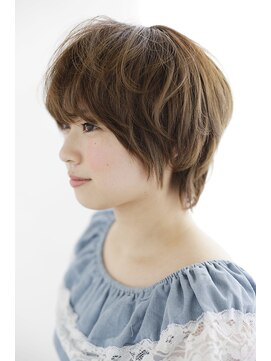 グリーン レーベル 川崎店(Green label) 大人可愛いナチュラルショート　[カットが上手い　川崎]