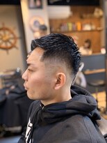 バーバー スタジオ ラフテル(Barber Studio RAFTEL)&nbsp;アップバングフェード