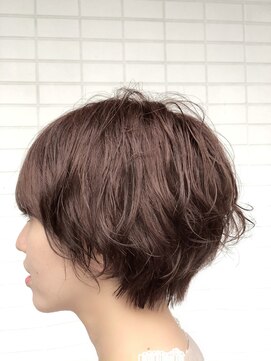 ハコ(ha co) 菊池指名　透け感　ベージュブラウン