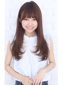 【JUMPUSH  平尾 美容院】艶感ストレート×透明感×フェミニン
