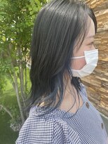 リフ(LIF by MIRROR TALK)&nbsp;blue-black×clear Blue