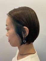 ラルマミット(lalma mit)&nbsp;【隠せる】インナーカラー×ミニボブ【大人かわいい】