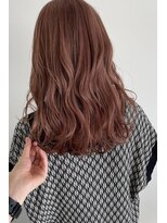 ユー トゥ イーズ(U too e's)&nbsp;《Utoo e's つくば美容室 》ゆる巻き×ピンクグレージュが可愛い