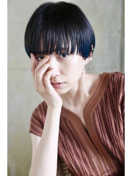 リブロ(liblo) スキニーマッシュショート × ディープブルー【liblo】