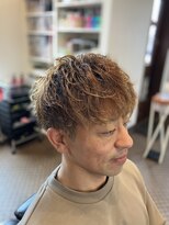 理容 うめむら&nbsp;スパイラルパーマ×マッシュ