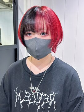 アルバム 池袋(ALBUM) デザインショートウルフ_大人ガーリーチョコレート_ba446361