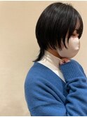 丸みウルフヘア