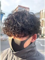 アース 川崎店(HAIR&MAKE EARTH) 波巻きスパイラル/マッシュ男子/メンズパーマ