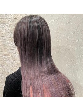 ボアップ(boappu) ＃暖色カラー＃ケアブリーチ＃バレイヤージュ＃髪質改善