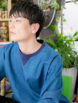 カバーヘア イヴ 戸頭店(COVER HAIR EVE) 束感ショート黒髪サイドグラデーションc5戸頭20代30代40代