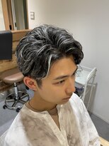 カルゥグラッシー(KALOU glassi)&nbsp;メンズハイライト/ホワイトメッシュ[寺野克]