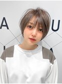 大人可愛い丸みショート20代30代40代50代