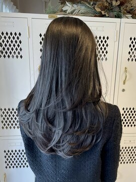 ユニ 表参道(uni) 韓国レイヤーカット　#韓国ヘア　#レイヤーカット