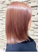 20代30代40代大人可愛い髪質改善カラーピンクベージュ透明感