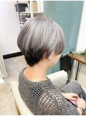 【PhoNia 緑園都市】シルバー×ブラックエンドカラー