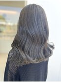 韓国風ゆるっと巻き＿ブリーチなしのミルクティーベージュ