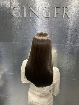 ジンジャー(GINGER) Gray natural brown × KeratinFD Lv6