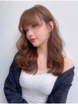 ユーフォリア 青山(Euphoria)&nbsp;韓国風顔周りレイヤーカットサイドバングロング艶感