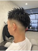 スパイキーショート/スキンフェード