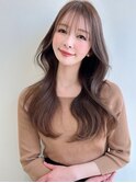 黒髪小顔ワンレンストレートレイヤー5123