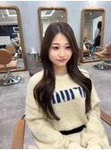 【透明感カラー】ヘーゼルグレージュ