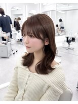 アマトウキョウ アユンチェ(AMA TOKYO×AYUNCHE) 韓国ヘア 2wayバング レイヤーカット くびれヘア 顔周り/