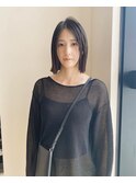ミディアムボブの