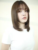 ヨファ ヘアー(YOFA hair)&nbsp;似合わせカット20代30代40代50代レイヤーカットミディアム0502