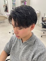 ナンバー ソポ 札幌/ジャム 札幌(N° sopo/JAM)&nbsp;ニュアンスフェザーパーマ＆センターパート/大通個室サロン