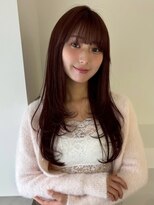 ★くびレイヤーロングエモージュイメチェンフルバングカット