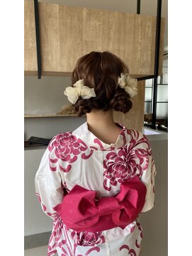 リード 大府店(LEAD) 浴衣×ツインお団子