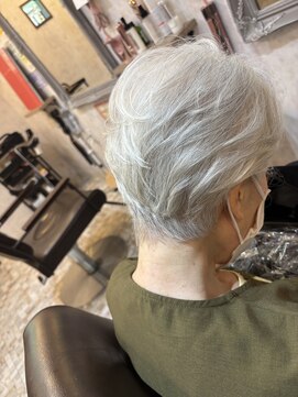 シンミシエル 京都北野白梅町(shinmiciel) shinmicielナチュラルショートひし形ショート40代50代60代髪型