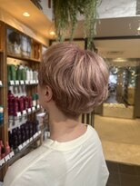 トリコ アヴェダ ららテラス北綾瀬(tricot AVEDA)&nbsp;ダブルカラー/ピンクベージュ/ショート