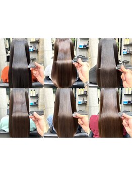 大人女性の為の上質カラーで、艶×白髪カバー！自然で若々しいダメージ知らずの圧倒的艶髪カラー◎