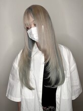 ヘアーデザイン アコースティック(Hair Design ACOUSTIC) アイスブルー/デザインカラー