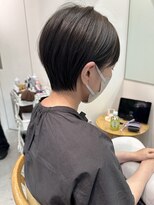 ミィ 浦和(mee)&nbsp;透明感カラー ボブ 前髪 ショート カラー ブリーチ&ダブルカラー