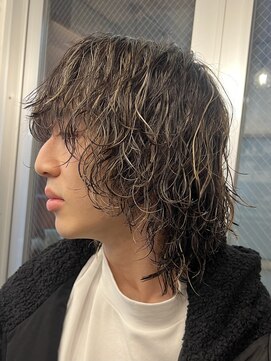 バイフィフス 原宿/表参道(by fifth) 原宿ツイストスパイラルパーマメンズパーママッシュウルフ30代