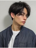 MEN'S HAIR/ブルーブラック/フェザーパーマ/千葉駅