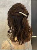 ヘアアレンジ/ヘアセット/ハーフアップ/ハーフアップアレンジ