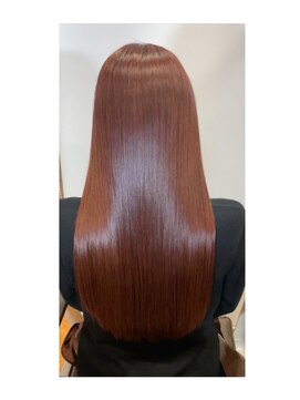 カーサインフィニテイ Hair Design caRsa INFINITY ストレートエステ+カット+髪質改善トリートメント