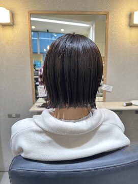 ヘアーポケット リタ(HAIR POCKET ritta) 藤田が叶えるぱつっとボブ×酸性ストレート