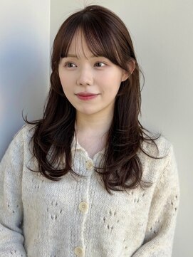 ラフ フロム ガーデン(Laf from GARDEN) ミディアム/レイヤーカット/顔周りカット/透明感カラー