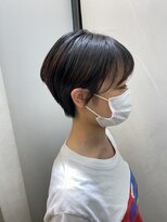 ワースホワイル(WORTH WHILE)&nbsp;暗めカラーフェイスフレーミンググランマッシュアッシュカラー