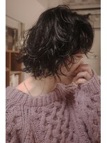 ネイビー(nvy)&nbsp;アンニュイウェットボブ