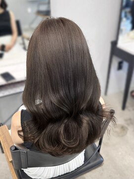 フォンズ(FONS) 上品韓国ヘアダークグレージュ