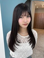 ボタン 熊本(VOTAN)&nbsp;韓国ヘア/レイヤーカット/前髪/顔まわり/ラベンダー/透明感