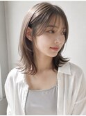 【HEY 松本】くびれミディアム×透明感アッシュベージュ