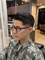 オモテサンドウ バーバー(OMOTESANDO BARBER)&nbsp;七三フェード
